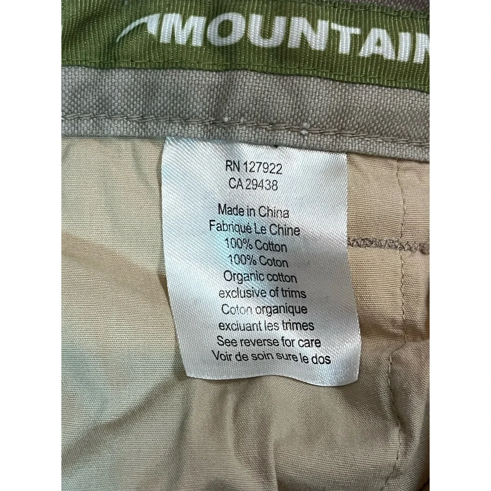Mountain Khakis Original Mountain Pants Mens 40x32 Beige Relaxed Fit Canvas